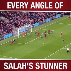 هدف محمد صلاح الذي فاز عنه بجائزة أفضل هدف للعام