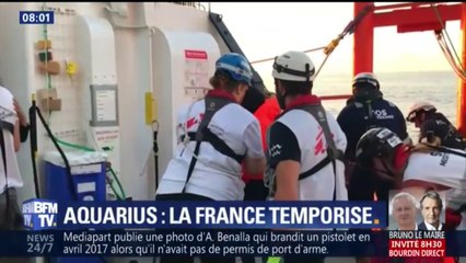 L’Aquarius demande à accoster exceptionnellement à Marseille mais Paris semble peu favrorable, préférant une "solution européenne"
