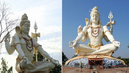 ಕರ್ನಾಟಕದ ಎರಡನೇ ಅತಿ ಎತ್ತರದ ಶಿವನ ವಿಗ್ರಹ ಇರುವುದು ಎಲ್ಲಿ? | Oneindia Kannada