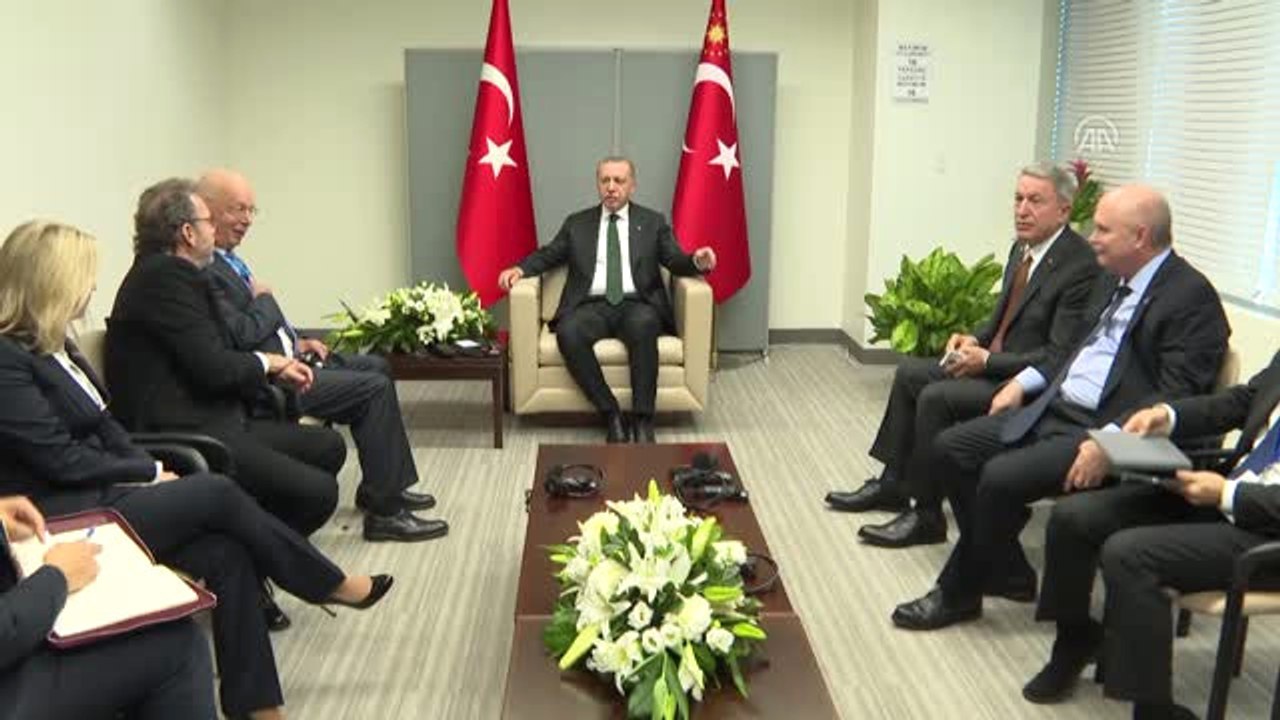 Cumhurbaşkanı Erdoğan, Klaus Schwab'ı Kabul Etti - New