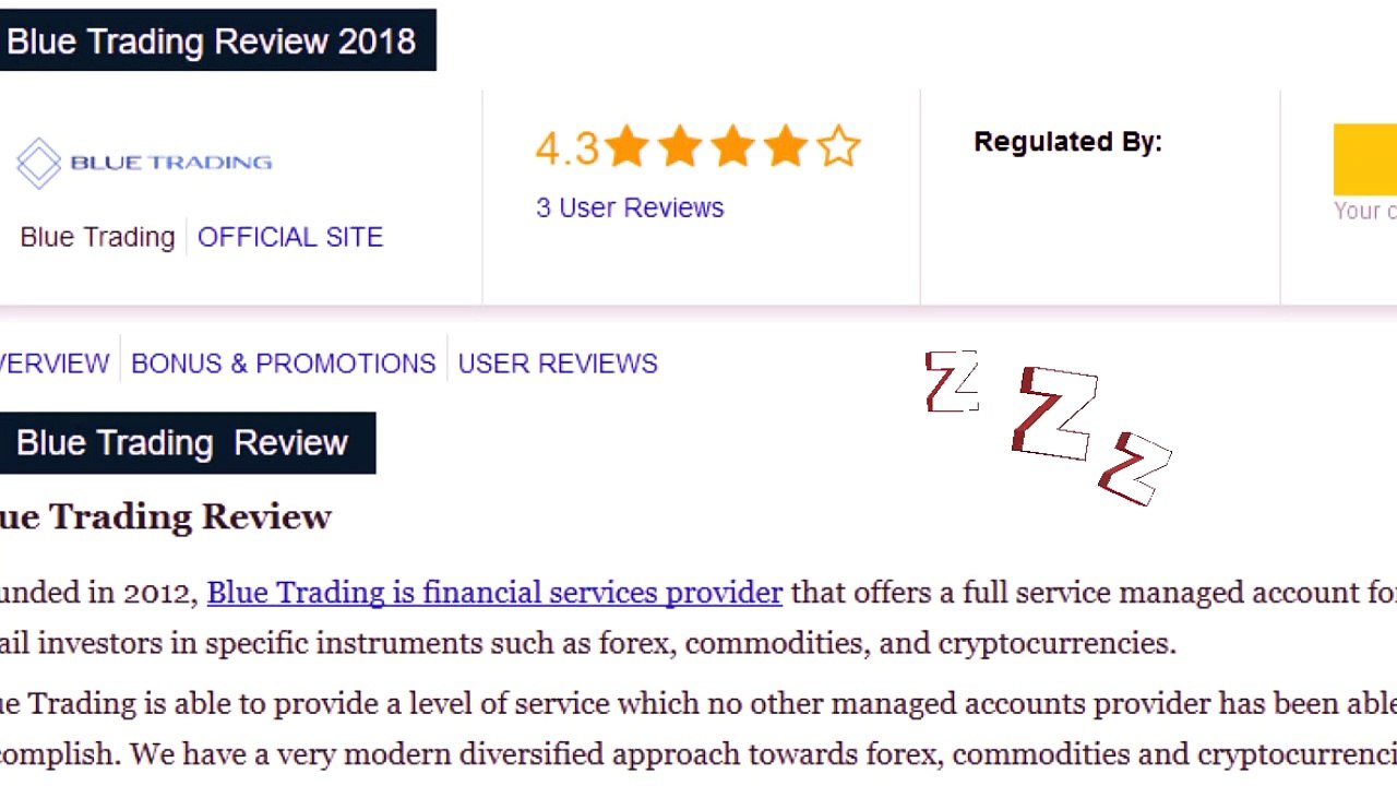 When Is It Time to Open a Managed Account at Blue Trading? | Reviews