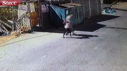 Küçük kıza anne şiddeti kamerada