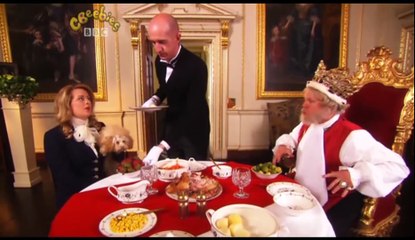 King Flannel has a visitor who ends up tasting an unusual dish with sprouts