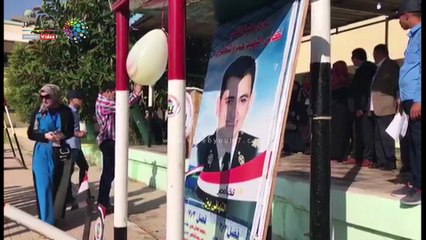 القوات المسلحة تكرم نجل شهيد داخل مدرسته الثانوية بالعريش