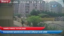 Hamile hırsız tutuklandı