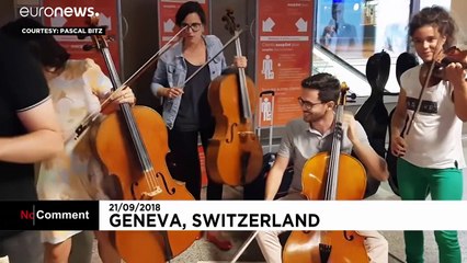 Un concert improvisé de Vivaldi à l'aéroport de Genève