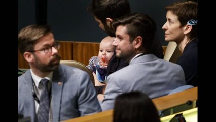 BM Genel Kuruluna Bebeğiyle Katıldı- BM Genel Kurulunun En Küçük Katılımcısı