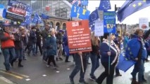 Protestas en Reino Unido para pedir un segundo referéndum sobre el Brexit