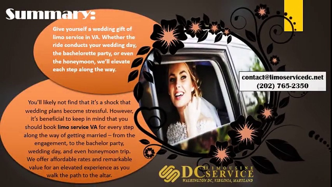 Elevating Each Step of Your Walk to the Altar with Limo Service in VA