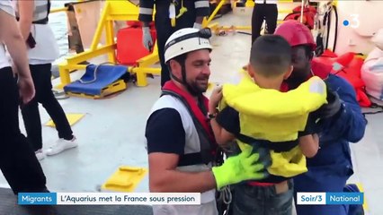 Migrants : "l'Aquarius" met la France sous pression