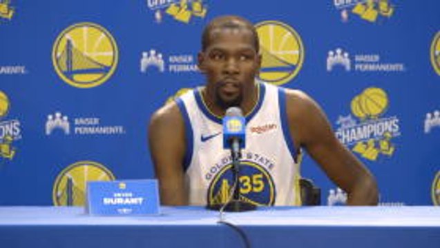 We'll see what happens after the season- Durant on Warriors future