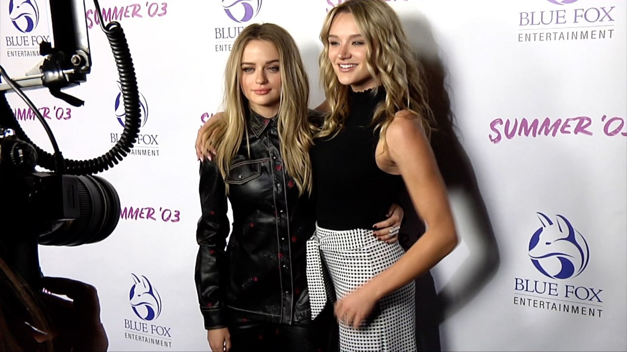 Joey King and Hunter King "Summer '03" Los Angeles Premiere Blue Carpet