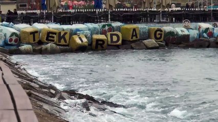 Marmara Denizi'nde ulaşıma poyraz engeli - TEKİRDAĞ