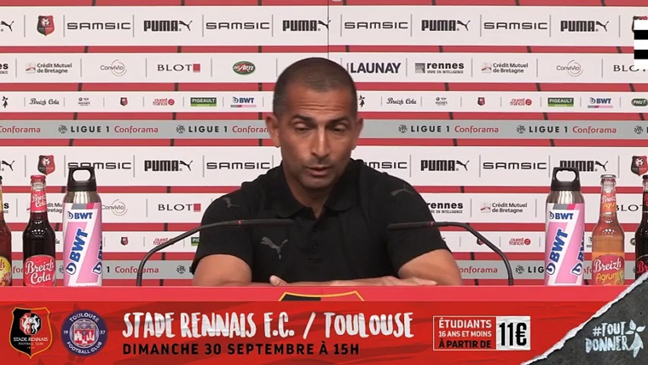 J7. Amiens / Stade Rennais F.C. : Conférence de presse