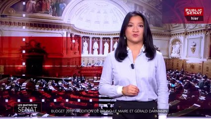 Budget 2019 : Audition de Bruno Le Maire et Gérald Darmanin - Les matins du Sénat (25/09/2018)