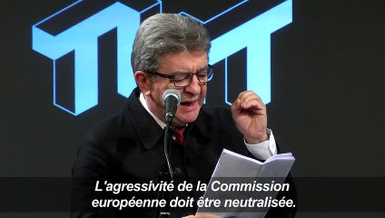 Jean-Luc Mélenchon en meeting à Liverpool