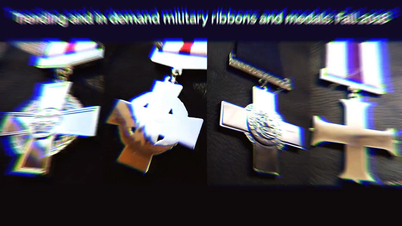 Trending and in demands Military ribbons and medals - Fall 2018