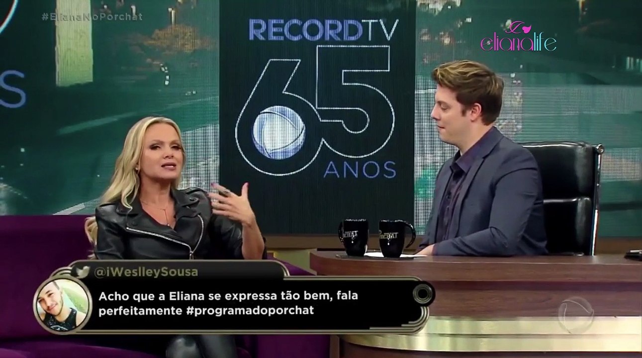 Eliana no Programa do Porchat