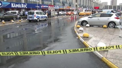 Otogar'da Taksicilerin Müşteri Kavgası Kanlı Bitti