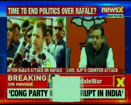 Ravi Shankar Prasad slams Rahul Gandhi on Rafale War