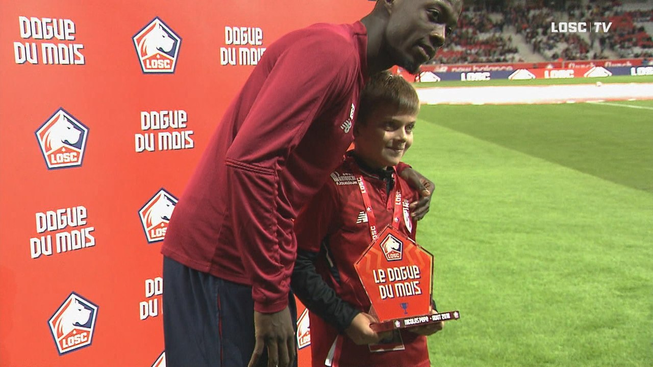 Nicolas Pépé est le Dogue du mois d'août !