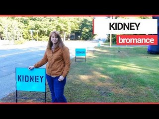 Mother puts up signs in garden asking for kidney donor