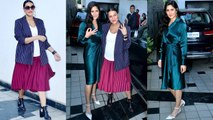 Katrina Kaif & Neha Dhupia spotted in style at No Filter Neha Season 3 shooting | FilmiBeat