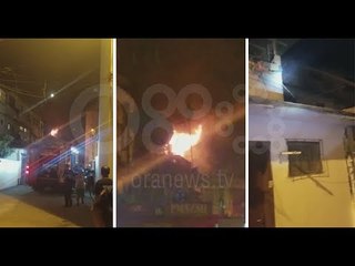 Ora News - Ora News siguron pamjet e zjarrit në Tiranë, brenda në apartament u dogj 63 vjeçari