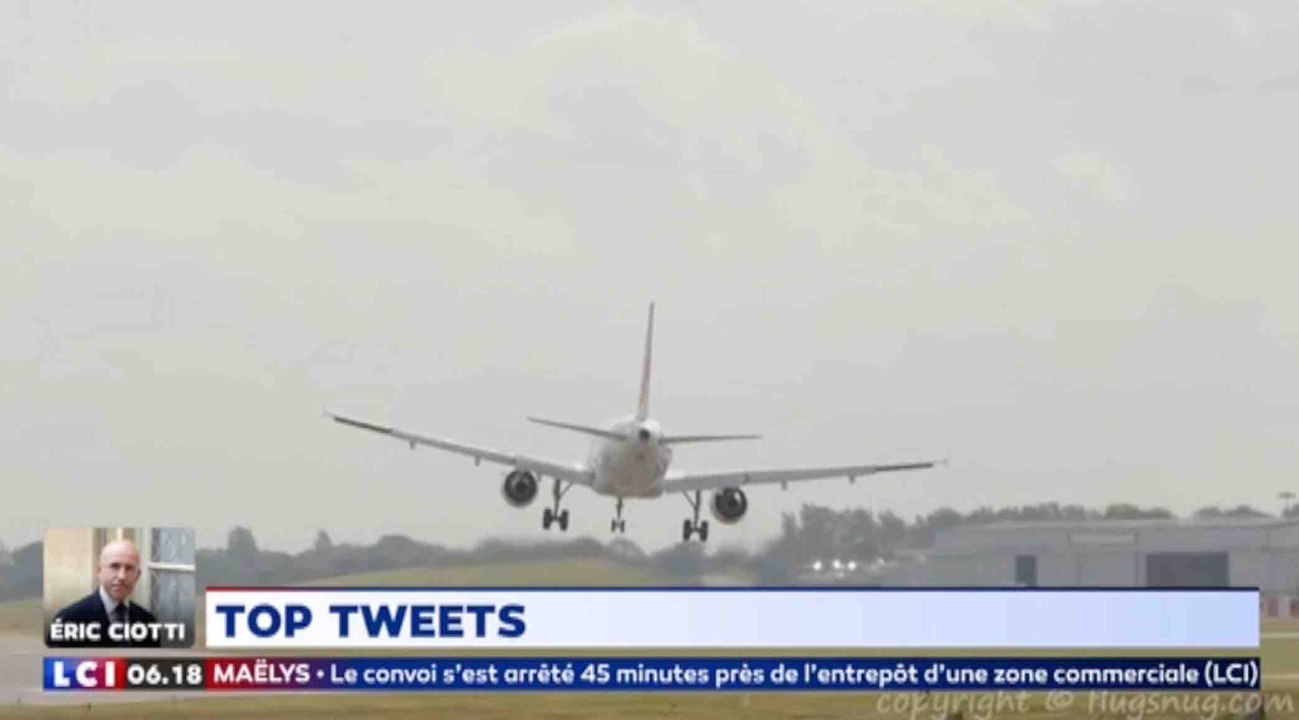 Un avion d'Air France rate sa tentative d'atterrissage - ZAPPING ACTU DU 25/09/2018