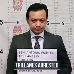 Senator Trillanes arrested