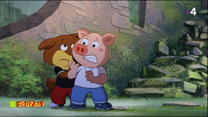 Mini Loup Dessin Animé -  Les ruines de la peur