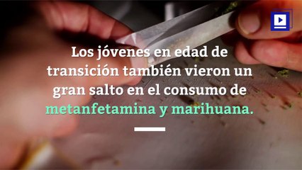 Disminuyen los usuarios de heroína, usuarios de metanfetaminas y marihuana aumentan