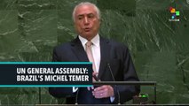 UN General Assembly: Brazil`s Michel Temer