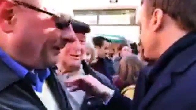 Alexandre Benalla à Poitiers avec Emmanuel Macron