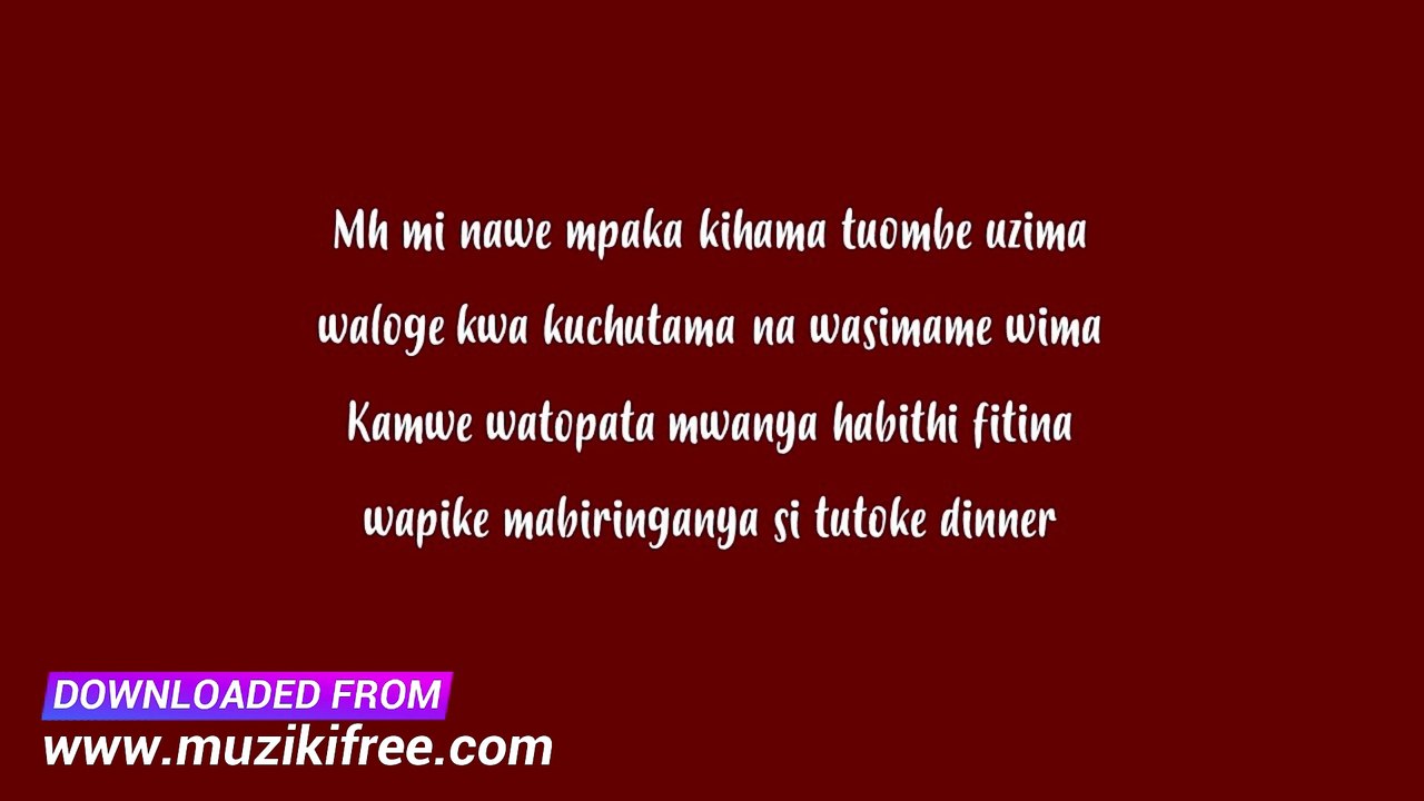 Mbosso - Hodari Lyrics