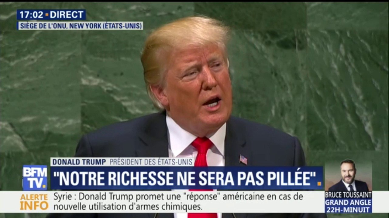 ONU: "Les États-Unis ne participeront pas au nouveau pacte mondial sur les migrations", annonce Donald Trump
