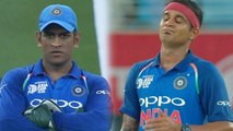 India VS Afghanistan Asia Cup 2018: MS Dhoni gets angry on Siddharth Kaul for poor bowling |वनइंडिया