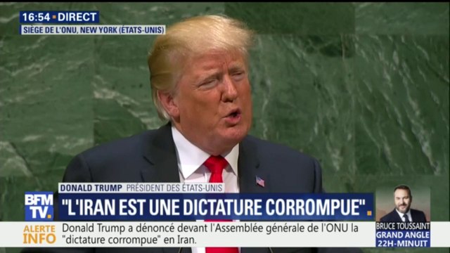 Discours de Trump à l'ONU: Nous renégocions systématiquement tous les accords commerciaux mauvais