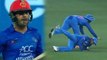 India VS Afghanistan Asia Cup 2018: Kuldeep Yadav-Dinesh Karthik collide while taking catch|वनइंडिया