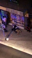 Brutal detención de una mujer por los Mossos d'Esquadra