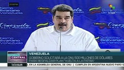 Venezuela solicitará a ONU respaldo al Plan Vuelta a la Patria