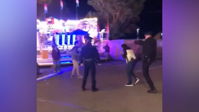 Shocking Video Shows Police Officer Kicking Teen In The Back