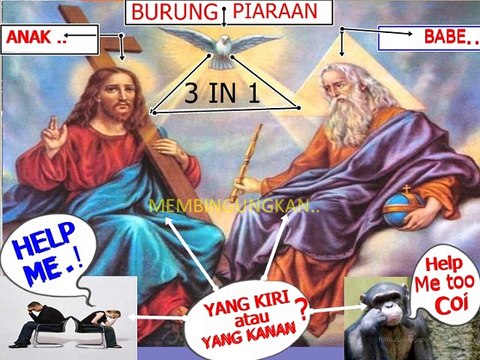 [60] BINGUNGNYA KRISTEN MENJABARKAN KONSEP TRINITAS.. TRINITAS SEPERTI SEPERTI AIR ?