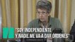 "No soy podemita, no soy socialista, no soy nada" Rosa María Mateo en la comisión de Control