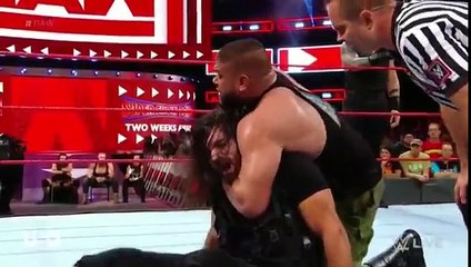 WWE 24 Sep 2018The Shield stand strong against Corbin & AOP in ring-shaking