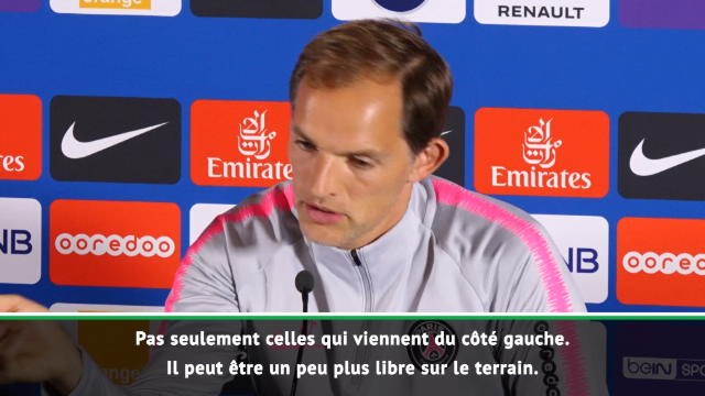 PSG - Tuchel : Nous aimons avoir Neymar au poste de numéro 10