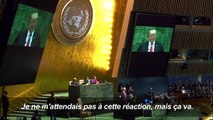 A l'ONU, Trump fait rire mais se fait aussi menaçant