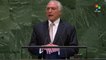 UN General Assembly: Brazil's Temer
