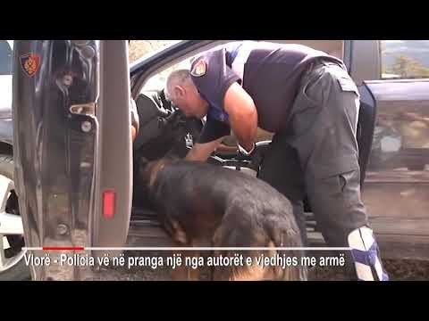 Ora News - Pamjet e arrestimit të një prej autorëve të grabitjes me armë të furgonit në Vlorë