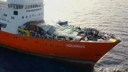 Los inmigrantes del Aquarius desembarcarán en Malta